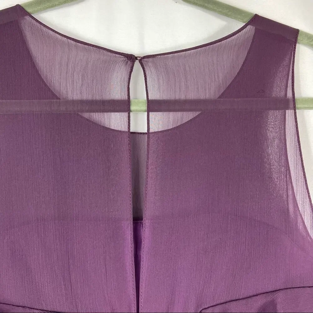 WATTERS & WATTERS Purple Bridesmaid/Cocktail Dress in Size 12 - Picture 4 of 4